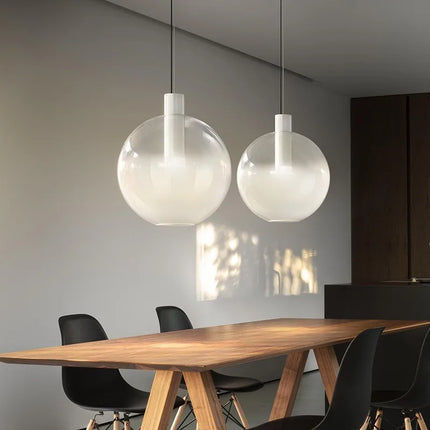 Suspension boule en verre style vitrail italien pour salon et cuisine — LZ4X9T
