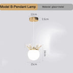 Lampe à suspension B / 3 Température de couleur