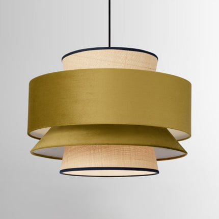 Suspension moderne à abat-jour multiple en tissu Bria — LZ4X9T