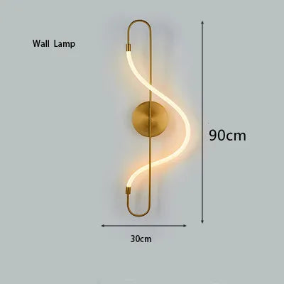Lustre LED moderne à tuyau long minimaliste pour bar — LZ4P9XJ