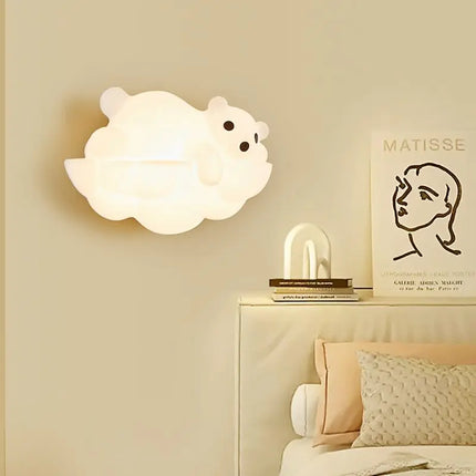 Applique murale décorative en forme d’ours polaire pour intérieur — LZ4X9Q2