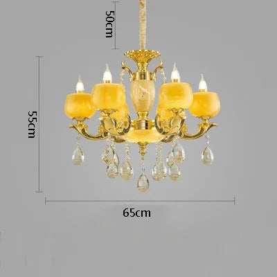 Lustre suspension rétro en alliage de zinc pour ambiance chaleureuse — LZ4X9M2