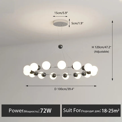 Lustre suspension décoratif moderne pour intérieur — LZ4X7Q