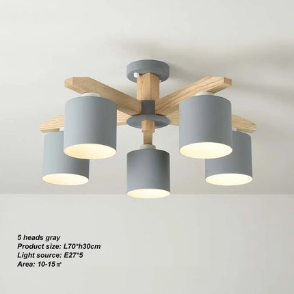 Lustre suspension nordique pour intérieur moderne et élégant — LZ4X9J