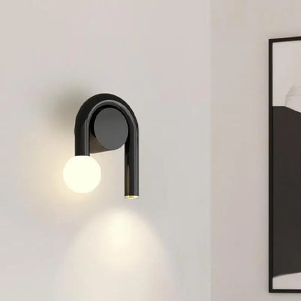 Applique murale industrielle en métal avec LED nordique — LZ7XQ2