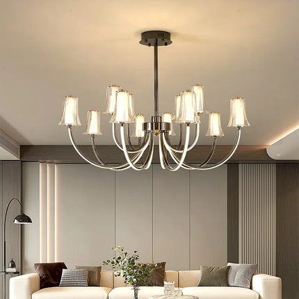 Lustre LED minimaliste au design postmoderne pour intérieur élégant — LZ4X9P2
