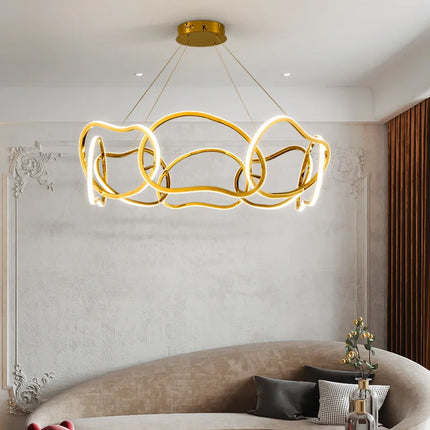 Lustre moderne à suspensions LED en silicone — LZ4X9T2