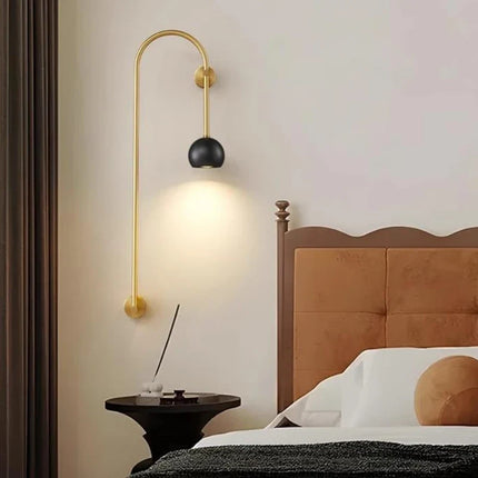 Applique murale en cuivre au design italien pour intérieur élégant — LZ4G7XQ
