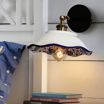 Applique murale décorative en porcelaine au style rétro moderne — LZ4X9T