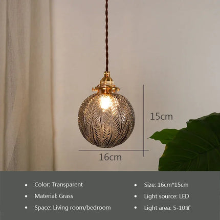 Lustre en verre au design nordique pour intérieur moderne — LZ4X9T