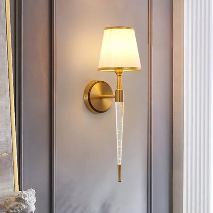 Applique murale rétro en cristal pour salon et chambre — LZ4X9T