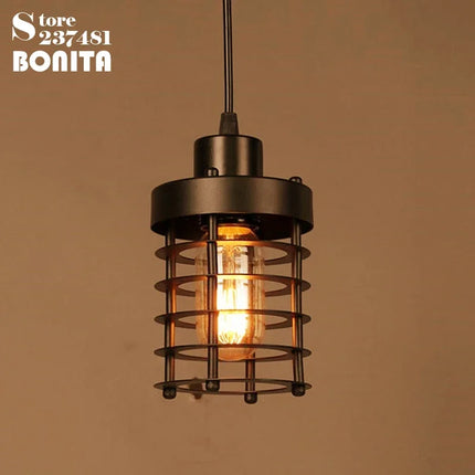 Suspension industrielle vintage en fer style nordique — LZ4G7X2