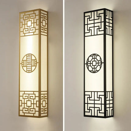 Applique murale zen en bande style chinois pour hôtel et ingénierie — LZ4X9Q2
