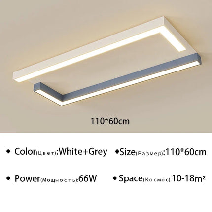 Plafonnier minimaliste moderne pour intérieur créatif et élégant — LZ4X9J