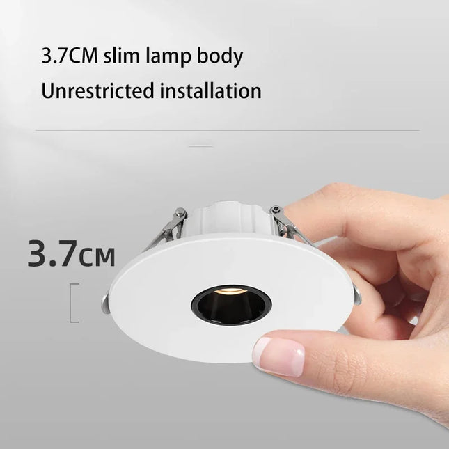 Spot LED rond ultra fin encastrable pour éclairage d’ambiance — LZ4P9X