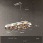 100 30 lampe suspendue / Gradable / Cadre argenté