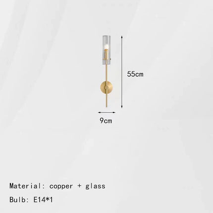 Applique murale en verre pour éclairage direct moderne — LZ4P9XQ