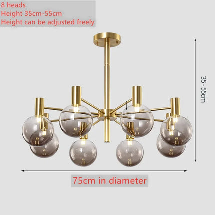 Suspension LED vintage moderne pour cuisine et salon — LZ4X9T2