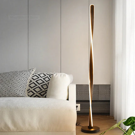 Lampadaire moderne en aluminium avec éclairage LED ajustable — LZ4T9XQ