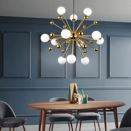 Suspension en verre motif pissenlit pour décoration intérieure moderne — LZ4G7X2