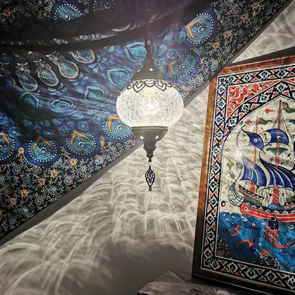 Suspension vintage style méditerranéen art déco pour cafés et restaurants — LZ4D9XQ