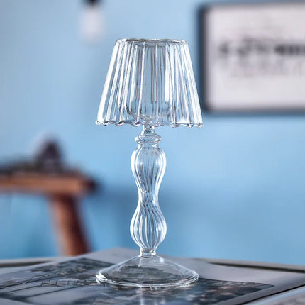Lampe de bureau en verre style européen bougeoir décoratif mariage — LZ4X9T2