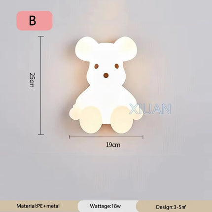 Applique murale décorative en forme d’ours polaire pour intérieur — LZ4X9Q2