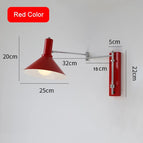 Couleur rouge / Câble de prise AU / 3 Température de couleur