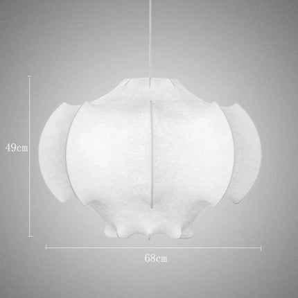 Suspension en soie au design wabi-sabi pour intérieur élégant — LZ4X9M