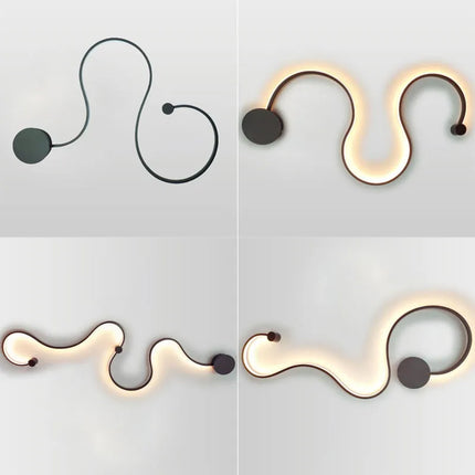 Applique murale design minimaliste en aluminium pour éclairage intérieur — LZ4X9T2
