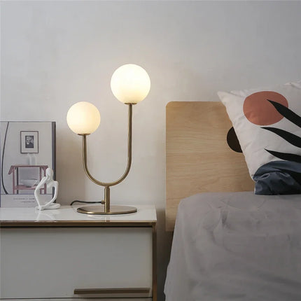 Lampadaire en verre au design nordique pour intérieur moderne — LZ4X7P