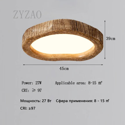 Plafonnier design nordique à lumière douce et protection des yeux — LZ4N7Q2J