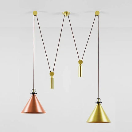 Suspension de plafond réglable en métal pour salon et salle à manger LED — LZ4X9Q2M