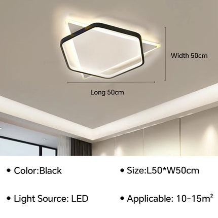 Plafonnier LED contemporain pour décoration intérieure élégante — LZ4X9T2