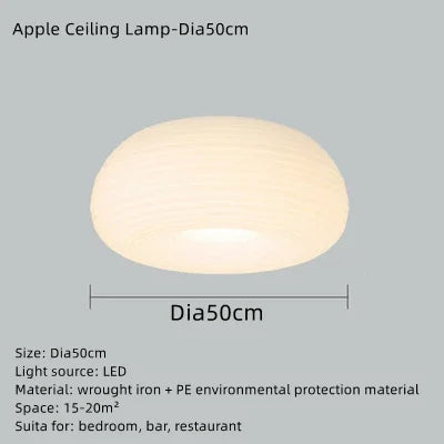 Lustre LED design pomme écologique pour décoration intérieure — LZ4X9P2