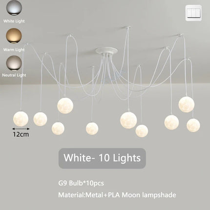 Lustre suspension multi-lumières style nordique pour commerces — LZ4T9XQ