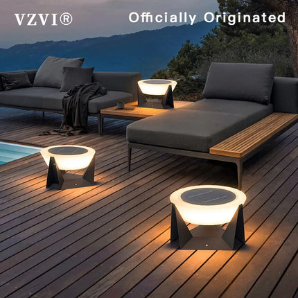 Lampadaire solaire moderne pour éclairage extérieur jardin et terrasse — LZ4X9JQ