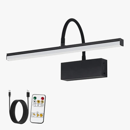 Applique murale rechargeable avec bras flexible pour éclairage d’œuvre — LZ4X9P