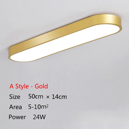 Plafonnier LED moderne pour balcons, couloirs, chambres et cuisine — LZ4X9P2