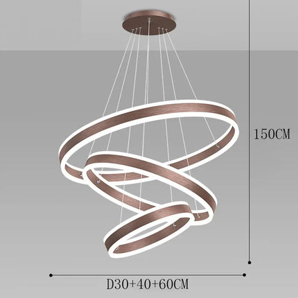 Lustre suspension moderne pour salon et salle à manger — LZ4X9T