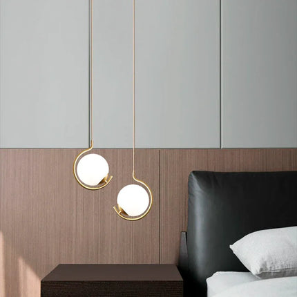 Suspension LED en verre au design moderne pour intérieur — LZ4X9Q2