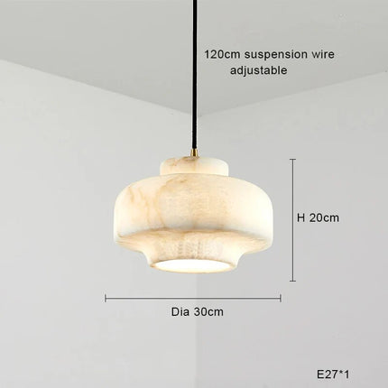 Suspension LED minimaliste en marbre — LZ4X9T1