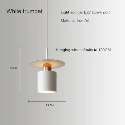 Lustre suspension nordique au design simple pour ambiance moderne — LZ4X9J