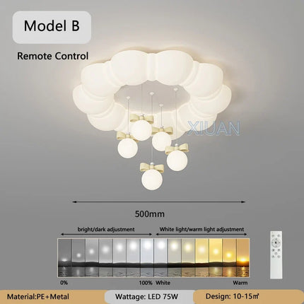 Lustre suspension LED créatif à bulles pour enfants maternelle — LZ4XJ9