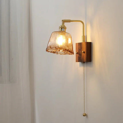 Applique murale rétro en cuivre au style japonais pour intérieur — LZ3V9QX