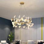 120 cm rond / Feuille en plastique / Blanc froid