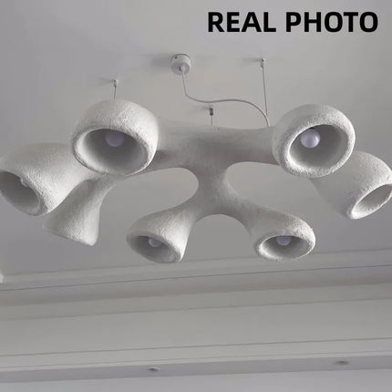 Suspension japonaise élégante style wabi-sabi pour intérieur — LZ4X9P2
