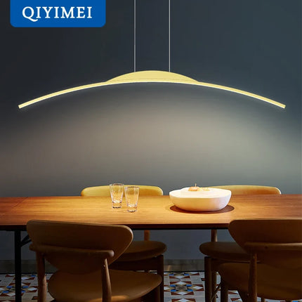 Lustre suspension LED minimaliste à hauteur réglable — LZ4X9P2
