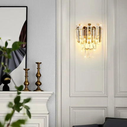 Applique murale nordique en cristal au design moderne décoratif — LZ4JX9Q