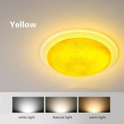 Plafonnier LED tricolore en acrylique au design moderne et élégant — LZ4X9P
